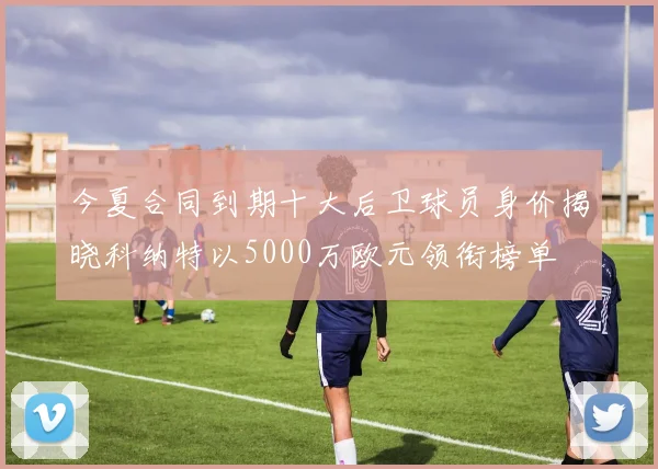 今夏合同到期十大后卫球员身价揭晓科纳特以5000万欧元领衔榜单
